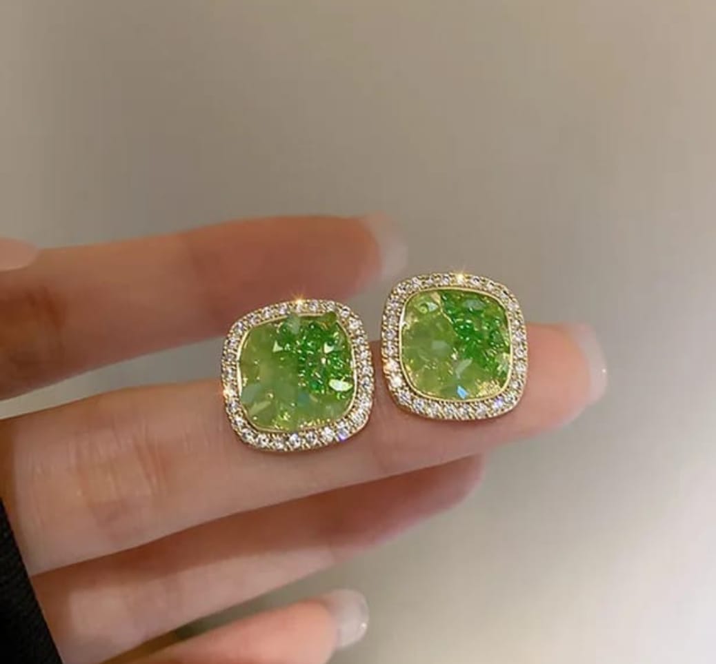 Green Ear ring