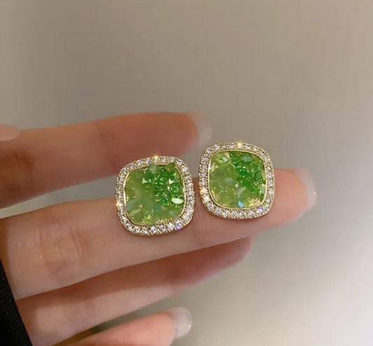 Green Ear ring